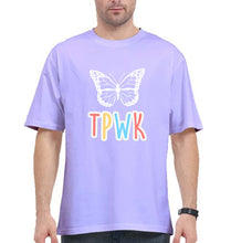 Load image into Gallery viewer, Harry Styles TPWK Oversized T-Shirt for Men-Lavender-Ektarfa.online
