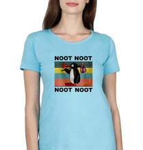 Load image into Gallery viewer, Pingu T-Shirt for Women-Light Blue-Ektarfa.online

