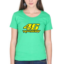 Load image into Gallery viewer, Valentino Rossi(VR 46) T-Shirt for Women-Flag Green-Ektarfa.online
