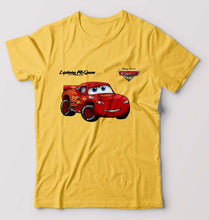 Load image into Gallery viewer, Lightning McQueen T-Shirt for Men-Golden Yellow-Ektarfa.online

