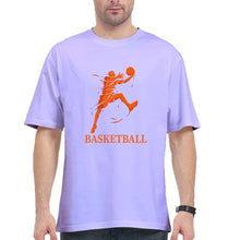 Load image into Gallery viewer, NBA Basketball Oversized T-Shirt for Men-Lavender-Ektarfa.online
