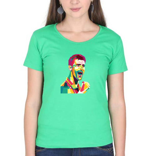 Novak Djokovic Tennis T-Shirt for Women-flag green-Ektarfa.online