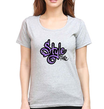 Load image into Gallery viewer, Graffiti T-Shirt for Women-Grey Melange-Ektarfa.online
