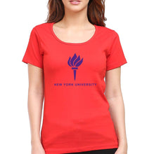 Load image into Gallery viewer, New York University T-Shirt for Women-Red-Ektarfa.online
