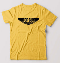 Load image into Gallery viewer, Top Gun T-Shirt for Men-Golden Yellow-Ektarfa.online
