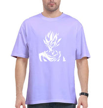 Load image into Gallery viewer, Anime Goku Oversized T-Shirt for Men-Lavender-Ektarfa.online
