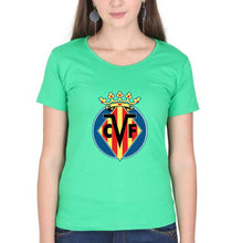 Load image into Gallery viewer, Villarreal T-Shirt for Women-Flag Green-Ektarfa.online

