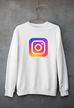 Load image into Gallery viewer, Instagram Unisex Sweatshirt for Men/Women-White-Ektarfa.online
