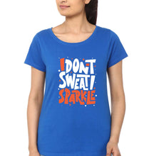 Load image into Gallery viewer, Gym Sweat T-Shirt for Women-Royal Blue-Ektarfa.online
