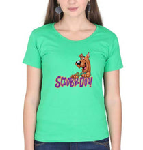 Load image into Gallery viewer, Scooby Doo T-Shirt for Women-flag green-Ektarfa.online
