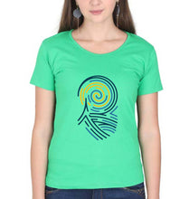 Load image into Gallery viewer, Vincent van Gogh T-Shirt for Women-flag green-Ektarfa.online
