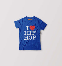 Load image into Gallery viewer, I Love Hip Hop Kids T-Shirt for Boy/Girl-Royal Blue-Ektarfa.online
