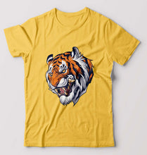 Load image into Gallery viewer, Tiger T-Shirt for Men-Golden Yellow-Ektarfa.online
