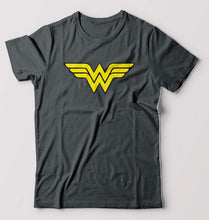 Load image into Gallery viewer, Wonder Woman Superhero T-Shirt for Men-Steel grey-Ektarfa.online
