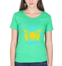 Load image into Gallery viewer, Bowling T-Shirt for Womenasvgbfc-flag green-Ektarfa.online
