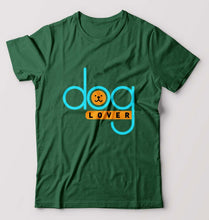 Load image into Gallery viewer, Dog Lover T-Shirt for Men-Bottle Green-Ektarfa.online
