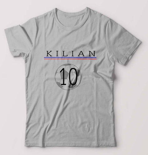 Kylian Mbappé T-Shirt for Men-Grey Melange-Ektarfa.online