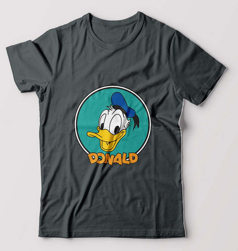Donald Duck T-Shirt for Men-Steel grey-Ektarfa.online