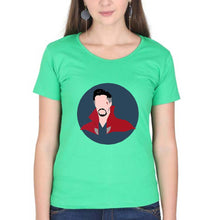 Load image into Gallery viewer, Doctor Strange Superhero T-Shirt for Women-flag green-Ektarfa.online
