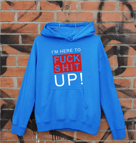 Fuck Unisex Hoodie for Men/Women-Royal Blue-Ektarfa.online