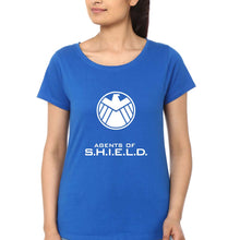 Load image into Gallery viewer, Agents of S.H.I.E.L.D Love T-Shirt for Women-Royal Blue-Ektarfa.online
