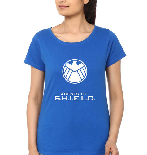 Agents of S.H.I.E.L.D Love T-Shirt for Women-Royal Blue-Ektarfa.online