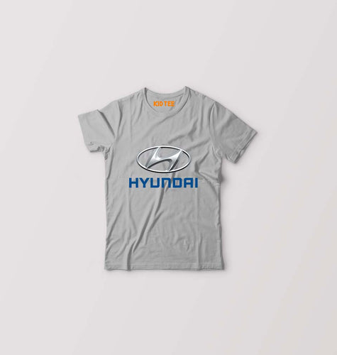 Hyundai Kids T-Shirt for Boy/Girl-Grey Melange-Ektarfa.online