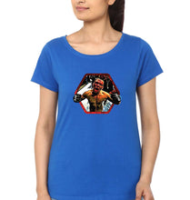 Load image into Gallery viewer, Nate Diaz UFC T-Shirt for Women-Royal Blue-Ektarfa.online
