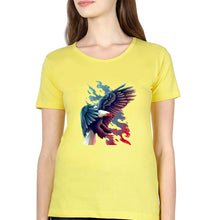 Load image into Gallery viewer, Eagle T-Shirt for Women-Yellow-Ektarfa.online
