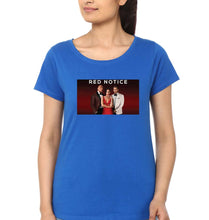 Load image into Gallery viewer, Red Notice T-Shirt for Women-Royal Blue-Ektarfa.online
