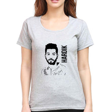 Load image into Gallery viewer, Hardik Pandya T-Shirt for Women-Grey Melange-Ektarfa.online
