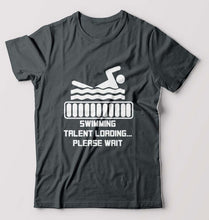 Load image into Gallery viewer, Swimming T-Shirt for Men-Steel grey-Ektarfa.online

