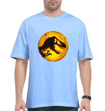 Load image into Gallery viewer, Jurassic World Oversized T-Shirt for Men-Baby Blue-Ektarfa.online
