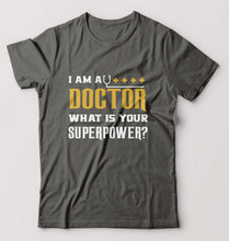 Load image into Gallery viewer, Doctor T-Shirt for Men-Charcoal-Ektarfa.online
