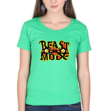 Load image into Gallery viewer, Gym Beast T-Shirt for Women-flag green-Ektarfa.online
