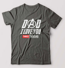 Load image into Gallery viewer, Dad I Love You 3000 T-Shirt for Men-Charcoal-Ektarfa.online
