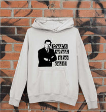 Load image into Gallery viewer, Michael Scott That&#39;s What She Said Unisex Hoodie for Men/Women-Grey Melange-Ektarfa.online
