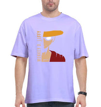 Load image into Gallery viewer, Monkey D. Luffy Oversized T-Shirt for Men-Lavender-Ektarfa.online
