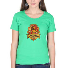 Load image into Gallery viewer, Harry Potter Gryffindor T-Shirt for Women-flag green-Ektarfa.online
