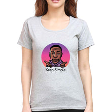 Load image into Gallery viewer, Khaby Lame T-Shirt for Women-Grey Melange-Ektarfa.online

