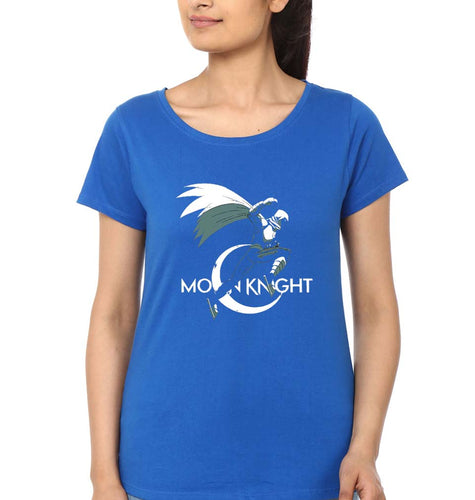 Moon Knight T-Shirt for Women-Royal Blue-Ektarfa.online