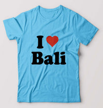 Load image into Gallery viewer, I Love Bali T-Shirt for Men-Light Blue-Ektarfa.online
