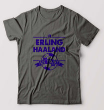 Load image into Gallery viewer, Erling Haaland T-Shirt for Men-Charcoal-Ektarfa.online
