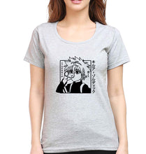 Load image into Gallery viewer, Killua Zoldyck T-Shirt for Women-Grey Melange-Ektarfa.online
