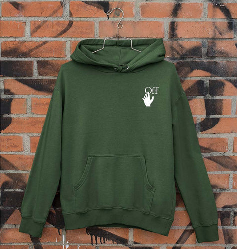 off white Unisex Hoodie for Men/Women-Dark Green-Ektarfa.online