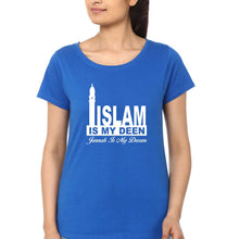 Load image into Gallery viewer, Islam T-Shirt for Women-Royal Blue-Ektarfa.online
