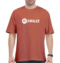 Load image into Gallery viewer, Fifa 22 Oversized T-Shirt for Men-Coral-Ektarfa.online
