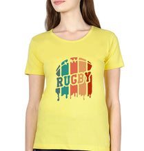 Load image into Gallery viewer, Rugby T-Shirt for Women-Yellow-Ektarfa.online
