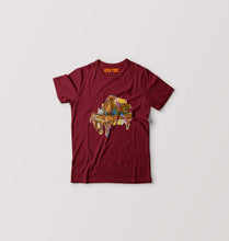 Load image into Gallery viewer, Piano T-Shirt for Boy/Girl-Maroon-Ektarfa.online
