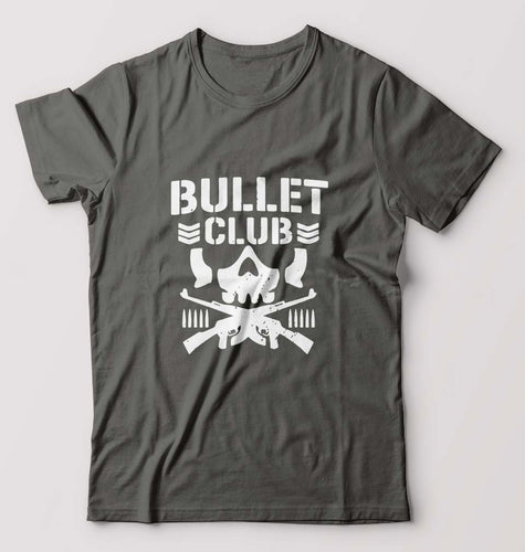 Bullet Club T-Shirt for Men-Charcoal-Ektarfa.online